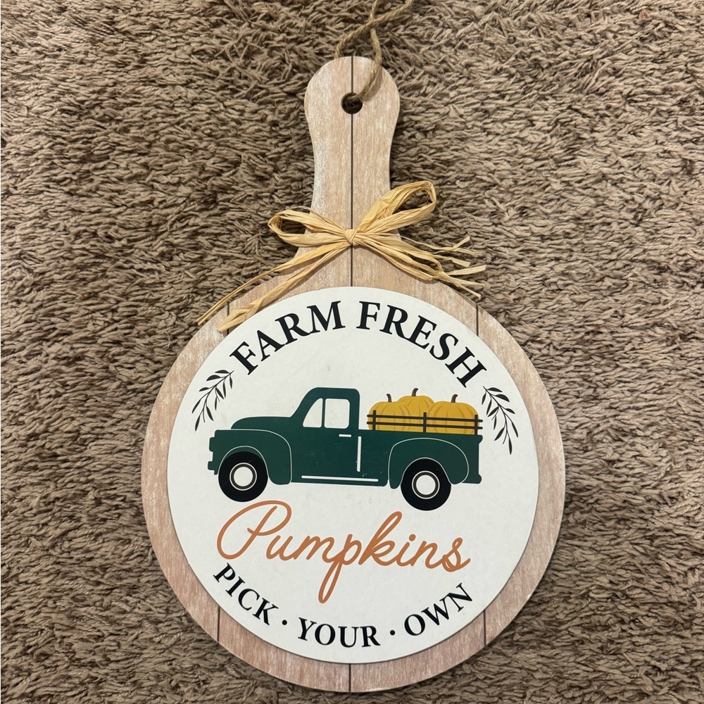 Farm Fresh‎ Pumpkins Decorative Cutting Board